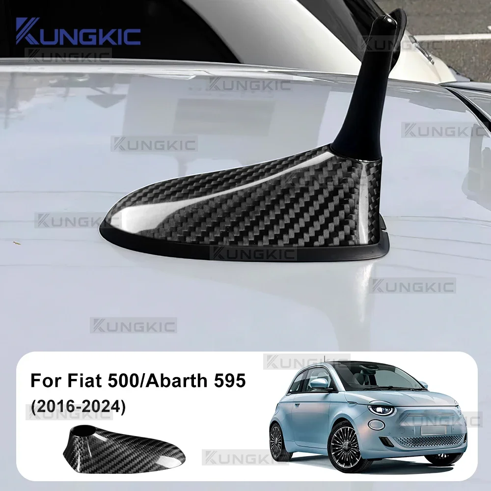 

Real Dry Carbon Fiber Antenna Cover for Fiat 500 Abarth 595 595C 695 695C 2016 2017 2018 2019 2020 2021 2022-2024 Accessories