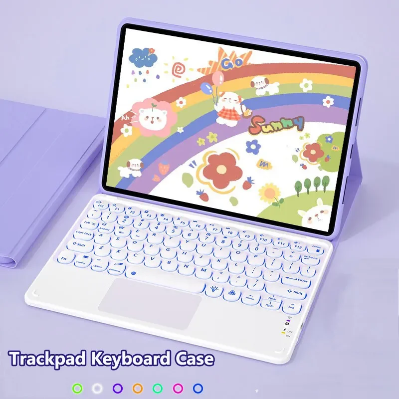 

Case Keyboard for Lenovo Tab M11 P11 Plus 11inch M10 Plus 3rd 10.6 M10 5G 10.6 Inch P11 Plus2nd 11.5 Trackpad Detachable Keypad