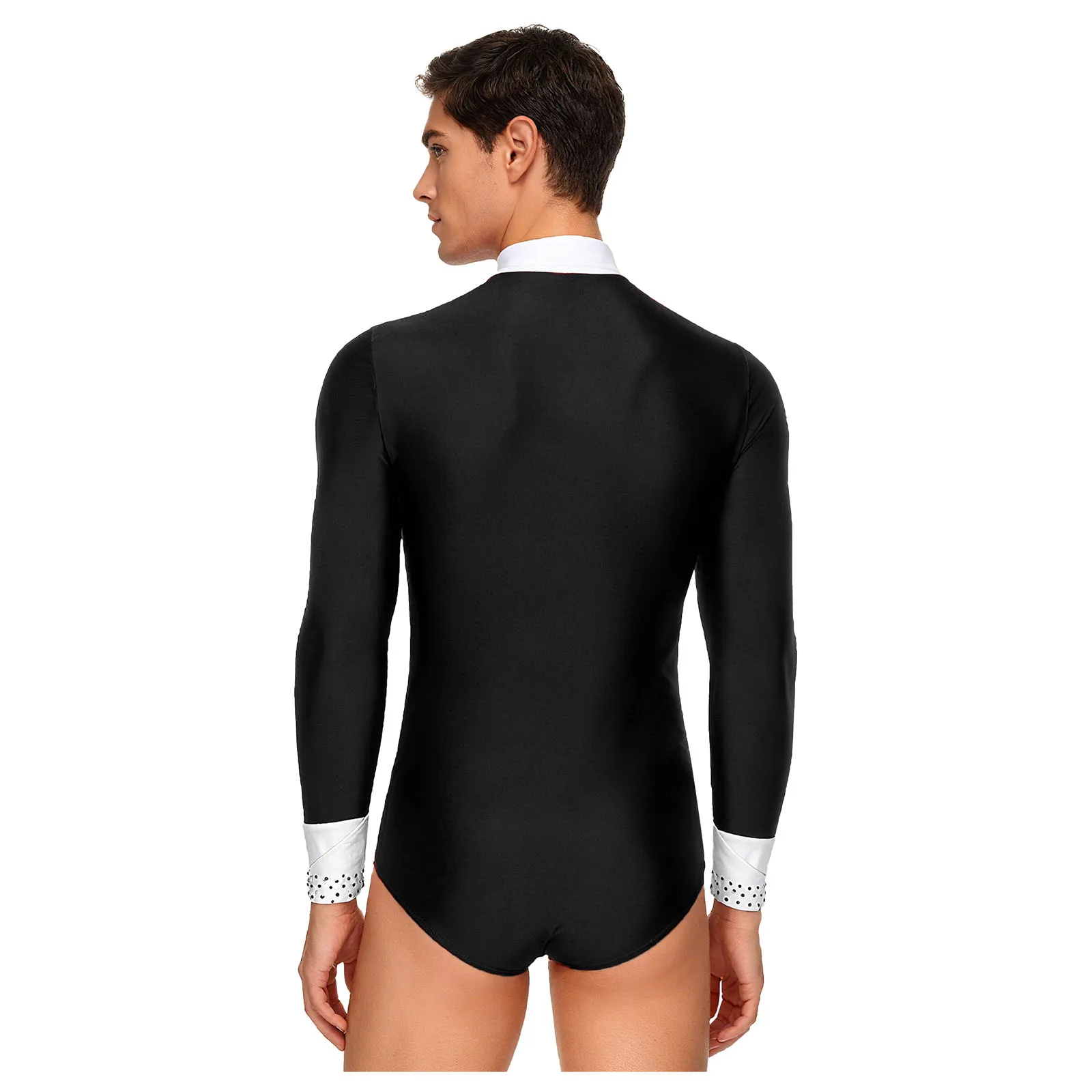 Justaucorps de danse latine moderne pour hommes, body professionnel pour salle de bal, Salsa, Tango, Rumba, Samba, combinaison de Performance, chemises de danse