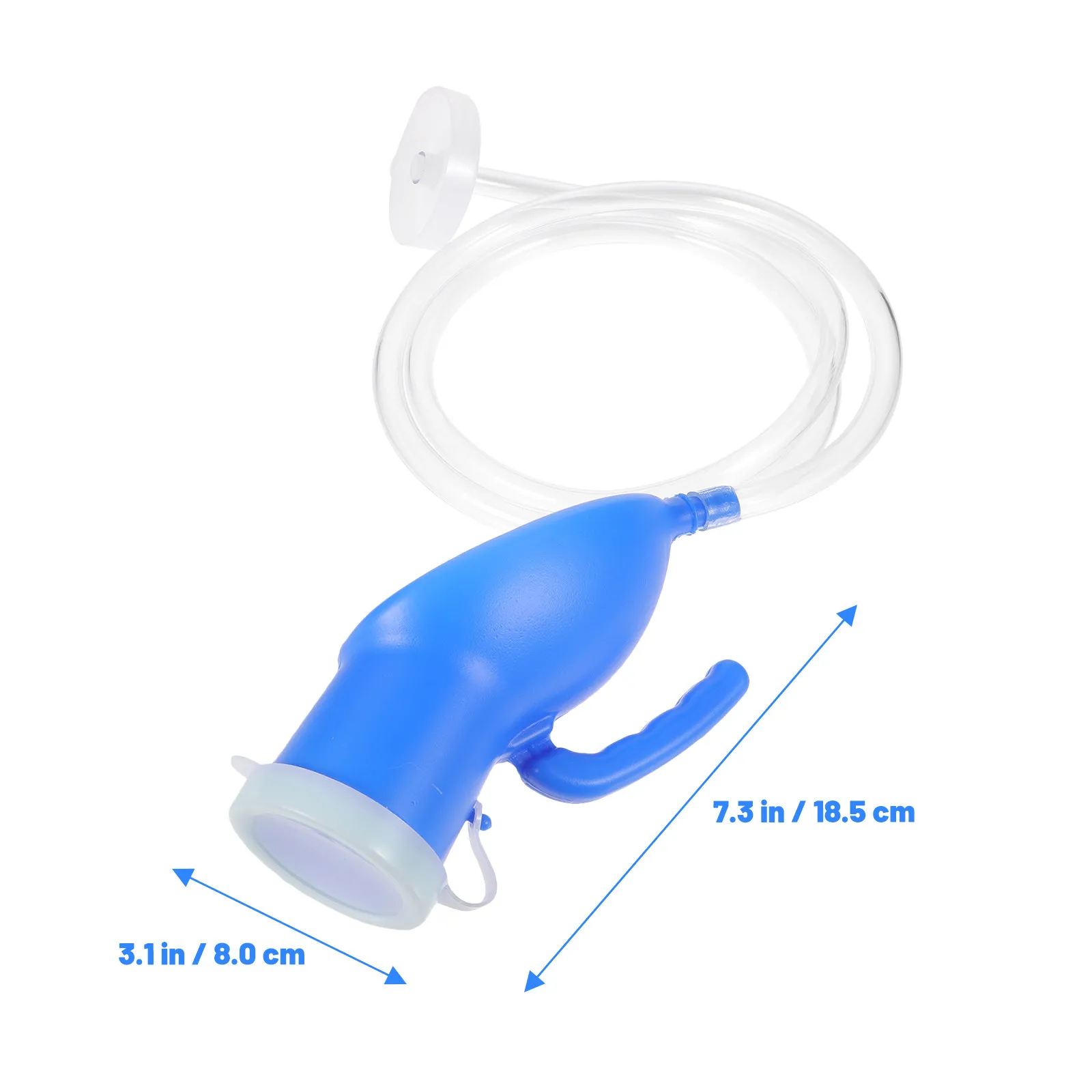 Lightweight Portable Male Urinal with Lid and Tube Spill Proof Travel Urinal for Men Car Camping Road Trip Outdoor Reusable
