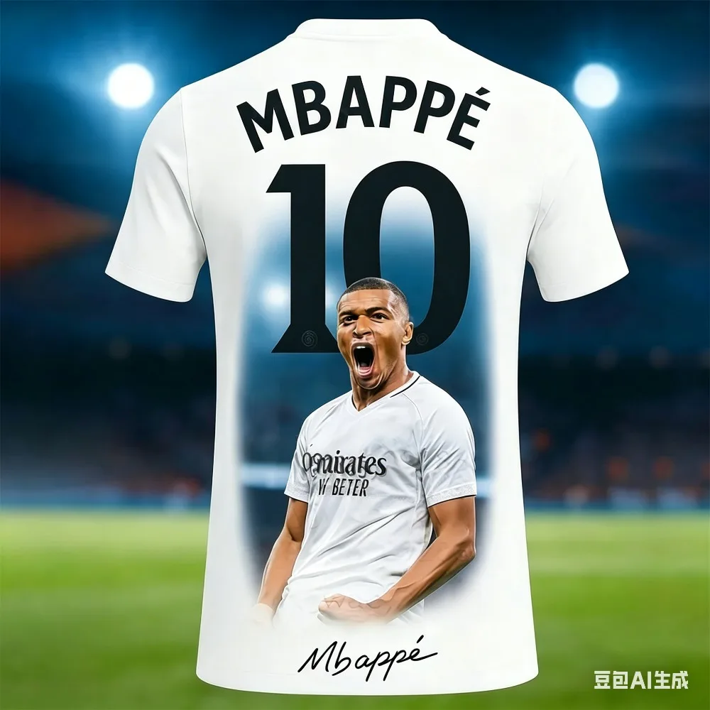 

Mbappé3D Print Sport Quickdry Breatha Men TShirt Outdoor Street Club Team Fan Training Football Jersey Parent-child Clothing top