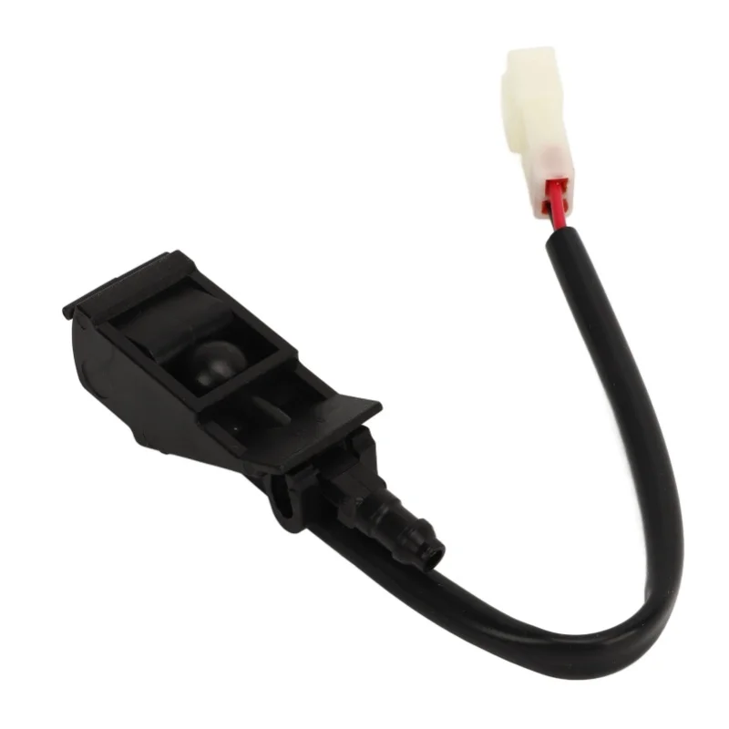 

1Pair Front Windshield Washer Nozzle Heated 6E0955986B Durable Anti Crack Rugged Replacement For Bora MK4 Bettle Cabrio
