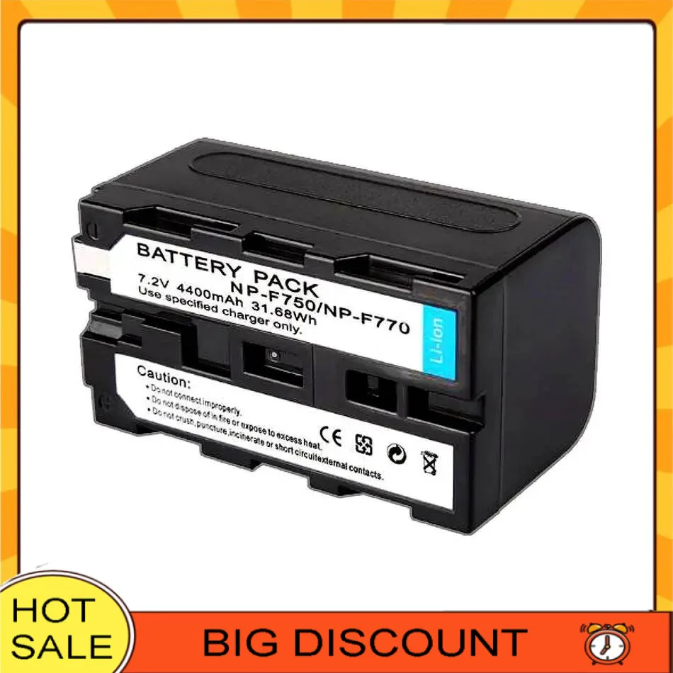 

Camera Battery NPF750 770 4400Mah For Sony NP-F970 NP-F960 NP-F550 Ccd-TRV215 Ccd-TR917 Ccd-RV100