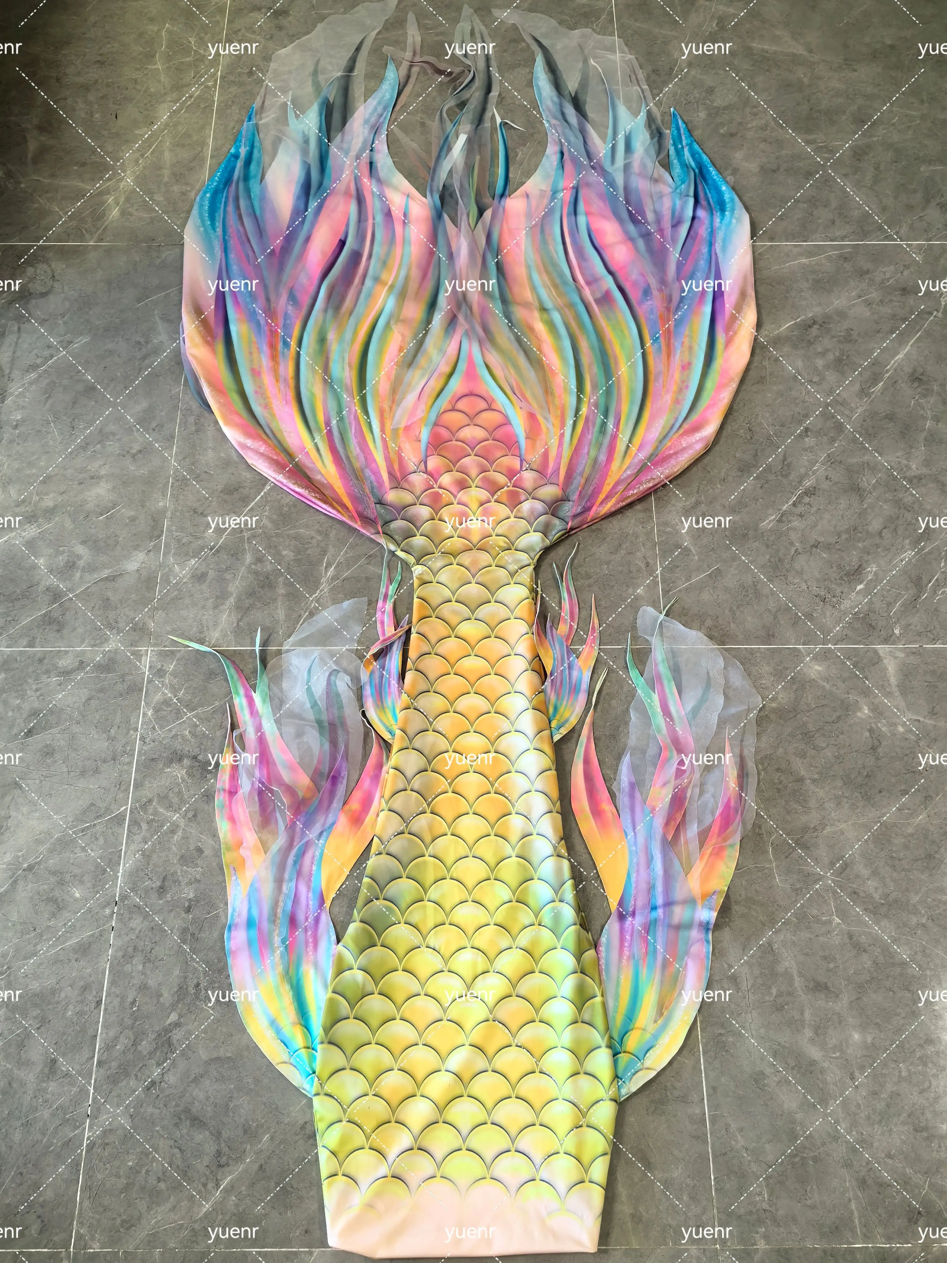 New Design Oceanarium Mermaid Swimsuit Stretchy Simulated Mermaid Tail Role Play Shooting Diving HD Fish Tail g38