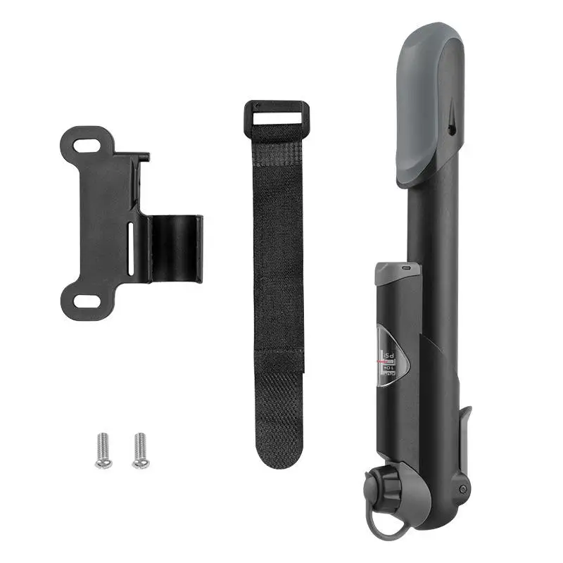 AliExpress 120 PSI Mini Bike Pump Mouth Conversion Mountain Bicycle Pump with Pressure Gauge