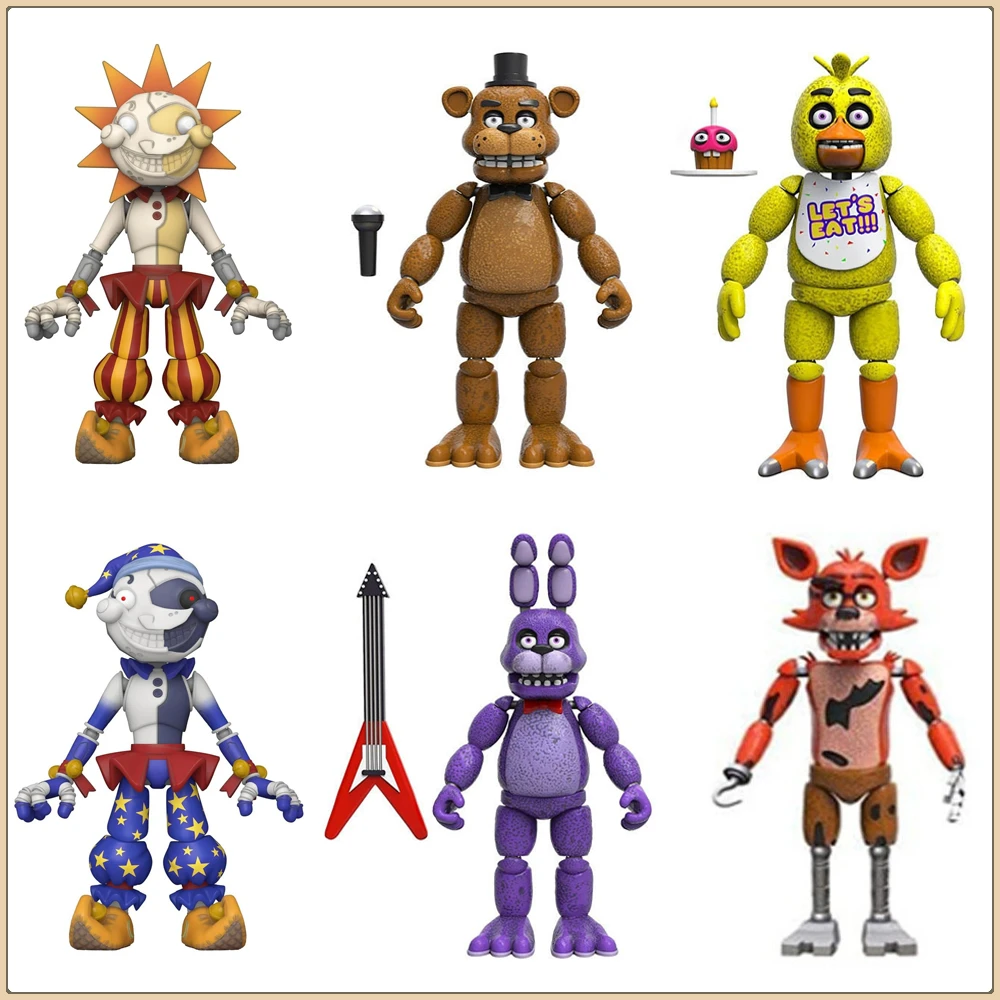 

FUNKO POP Five Nights At Freddy's Action Figures Thrilling Adventure Game Freddy Bonnie Multiple Models Toys Ornament Kids Gifts