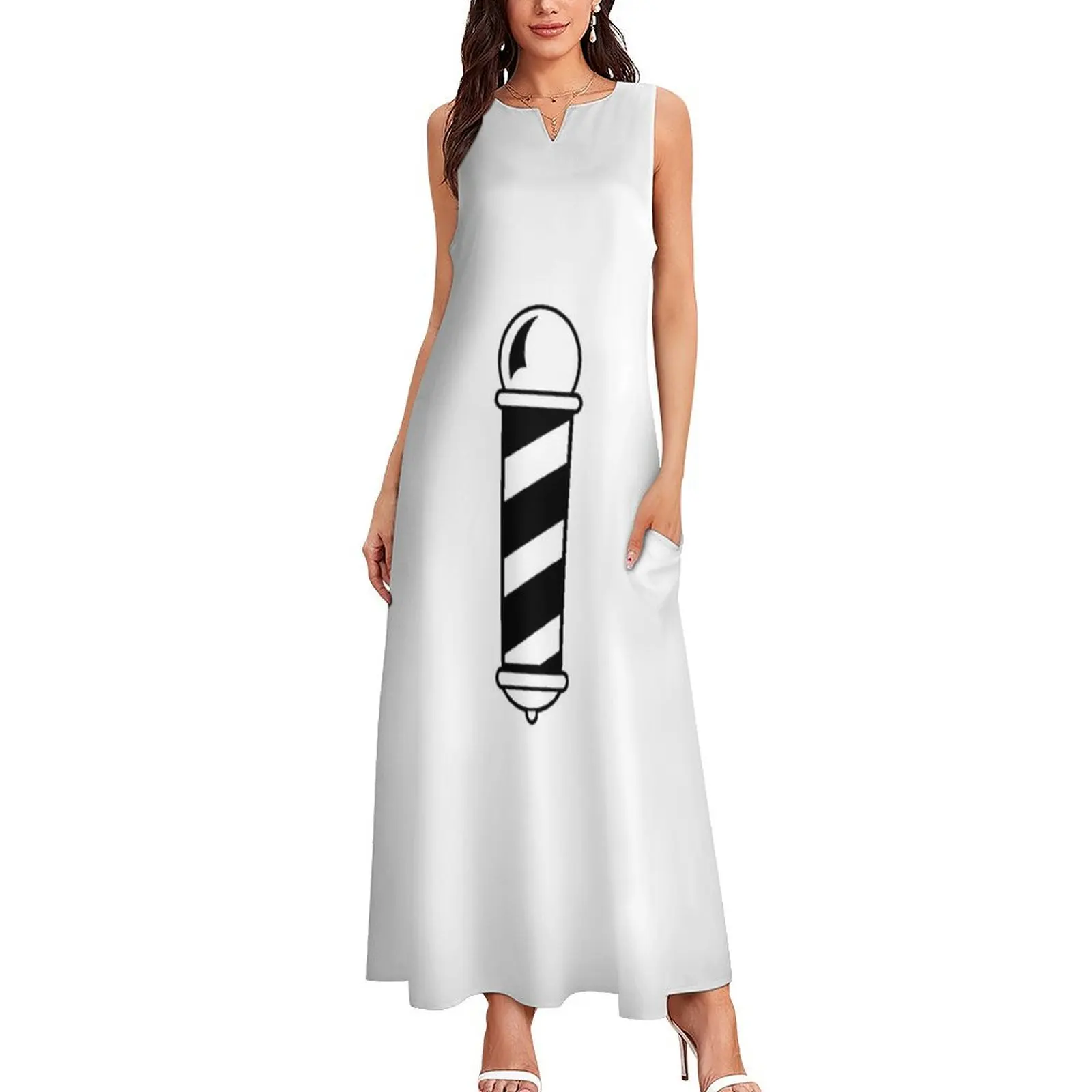 Barber Shop Pole Long Dress elegant evening dresses for women 2025 elegant women's sets chic and elegant evening dress Dress