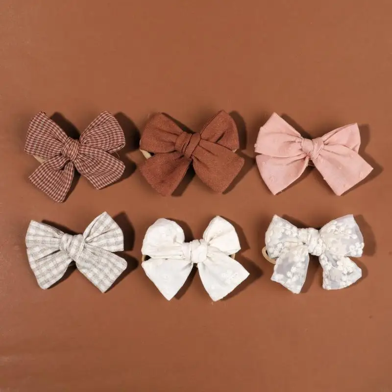 

Infant Bowknot Headband for Baby Aged 0 to 24 Months Soft Comfortable Cotton Blended Hairband Decorative Headwear