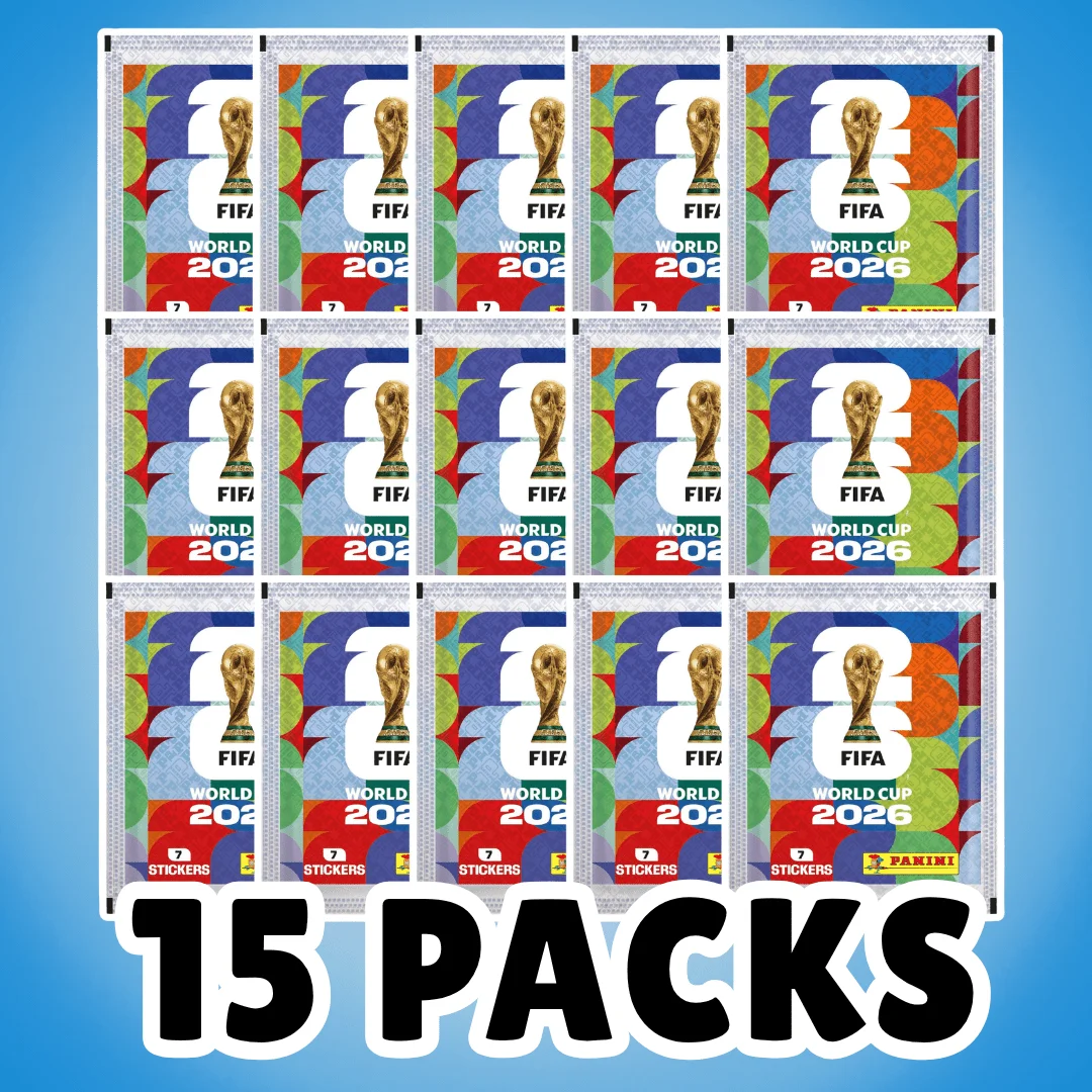 パニーニ-fifa公式-2026年ワールドカップ-コレクタブルステッカー-5-10-15パック（1パック7枚入り）ステッカーアルバム