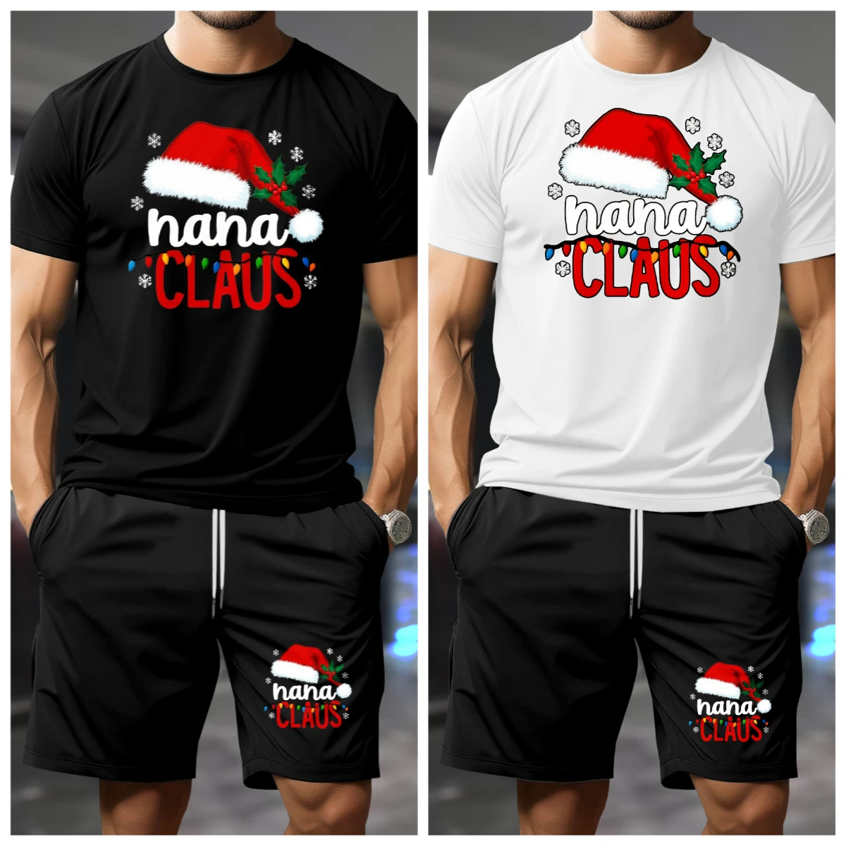 

25-26 летний хит продаж, модный тренд, роскошный костюм с 3D принтом, американская уличная дышащая быстросохнущая футболка, комплект с шортами