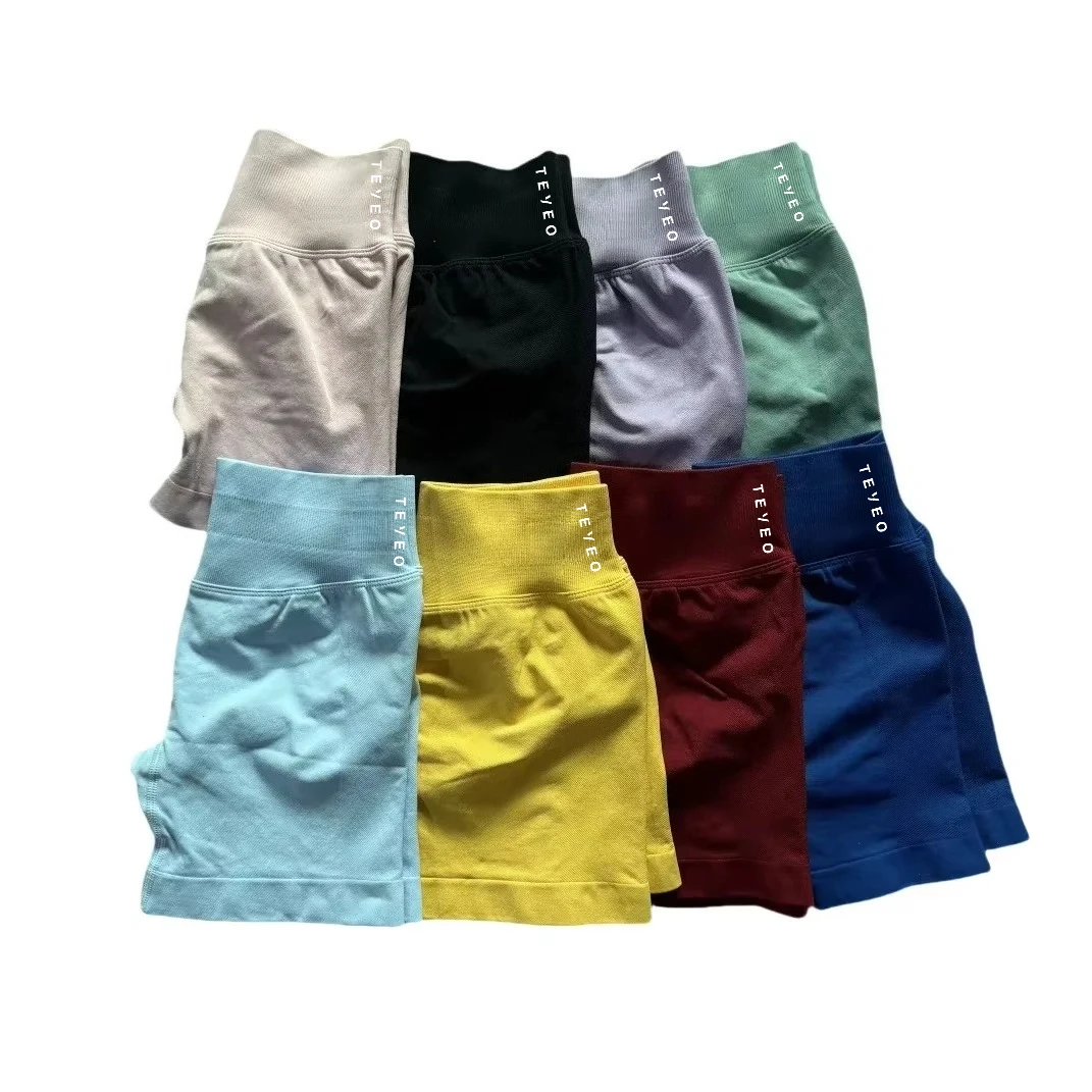 

Teyeo Ladies Gym Seamless Casual Sports Running Comfortable Slim-fit Version Yoga Pants Cycling Pants Pilates Shorts