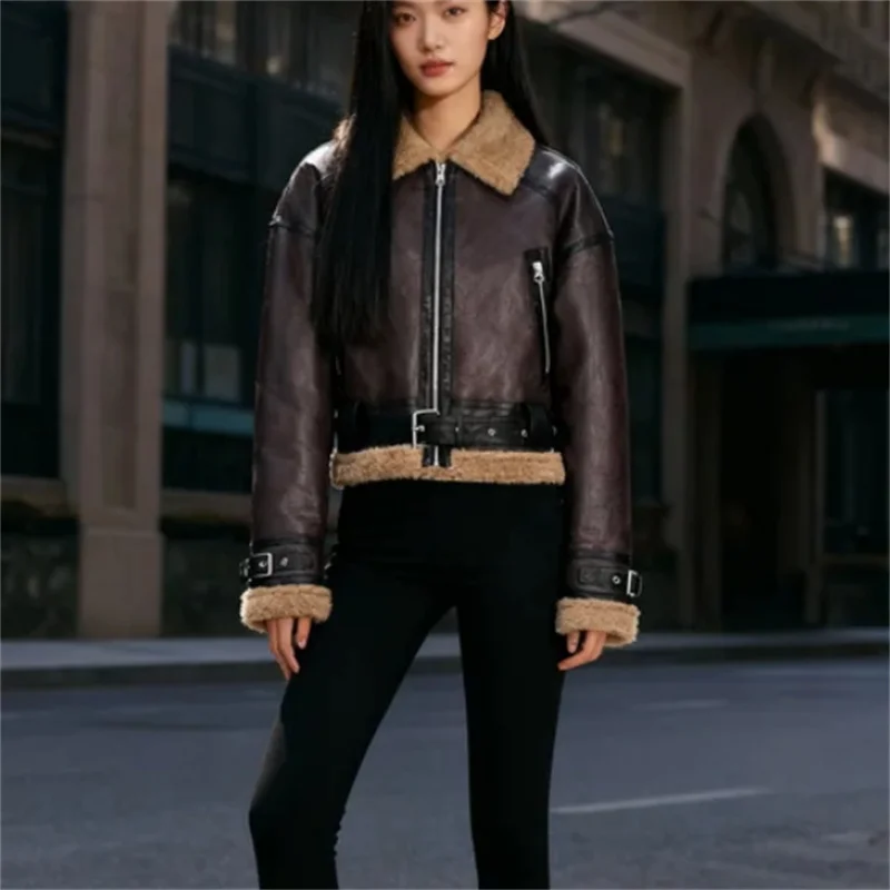

High-Street Elegant Casual Women's Reversible Short Jacket – 2025 Autumn/Winter New Collection