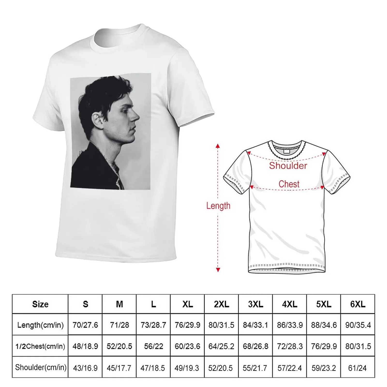 New Evan Peters T-Shirt sweat shirts slim fit t shirts for men