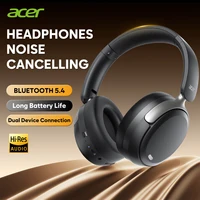 Auriculares inalámbricos Acer ANC con cancelación de ruido, auriculares de Audio espacial de alta resolución, auriculares por encima de la oreja, controlador dinámico de 40mm OHR516