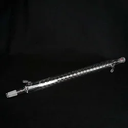 Effective Length 200/300/400mm Joint #19-#19 #24-#24 Borosilicate Glass Graham Condenser Coil Condenser Lab Serpentine Spiral