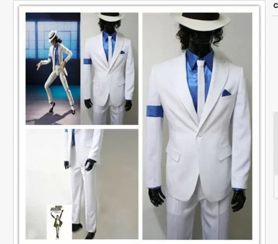 Custom Made Michael Jackson Smooth Criminal Suit Michael Jackson Cosplay Costume Noly Coat