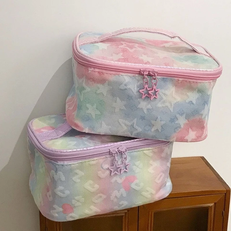 

Косметичка Dopamine, большая вместительная косметичка, новая женская косметичка, дорожный набор для туалетных принадлежностей, портативный чехол для хранения губной помады