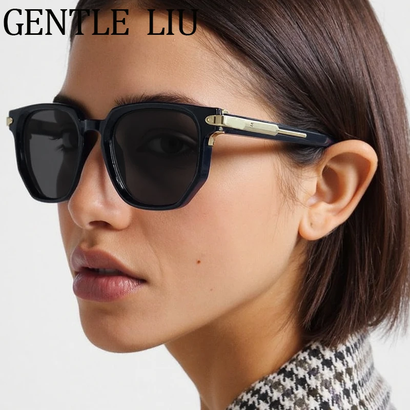 

Steampunk Square Sunglasses Men 2025 Luxury Brand Vintage Punk Trendy Sun Glasses For Lady Outdoor Driving Eyewear UV400 Shades