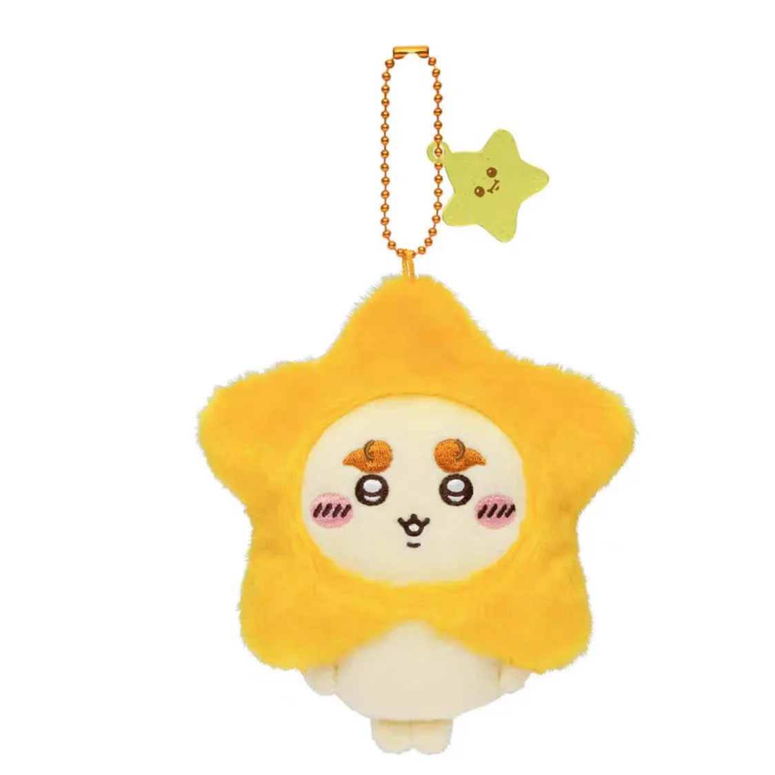 Star Wish Series Plüsch-Schlüsselanhänger – Niedliches Usagi Hachiware Flugregenwalzen-Stofftier mit fünfzackigem Sternanhänger als Geschenk – Detail 4