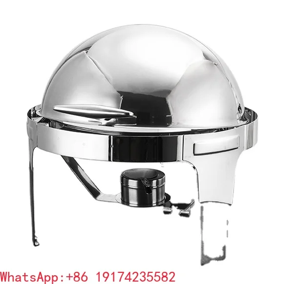 

Stainless Steel Roll Top Chaffing Dishes Buffet Catering Food Warmer Chafing Dish Buffet Set