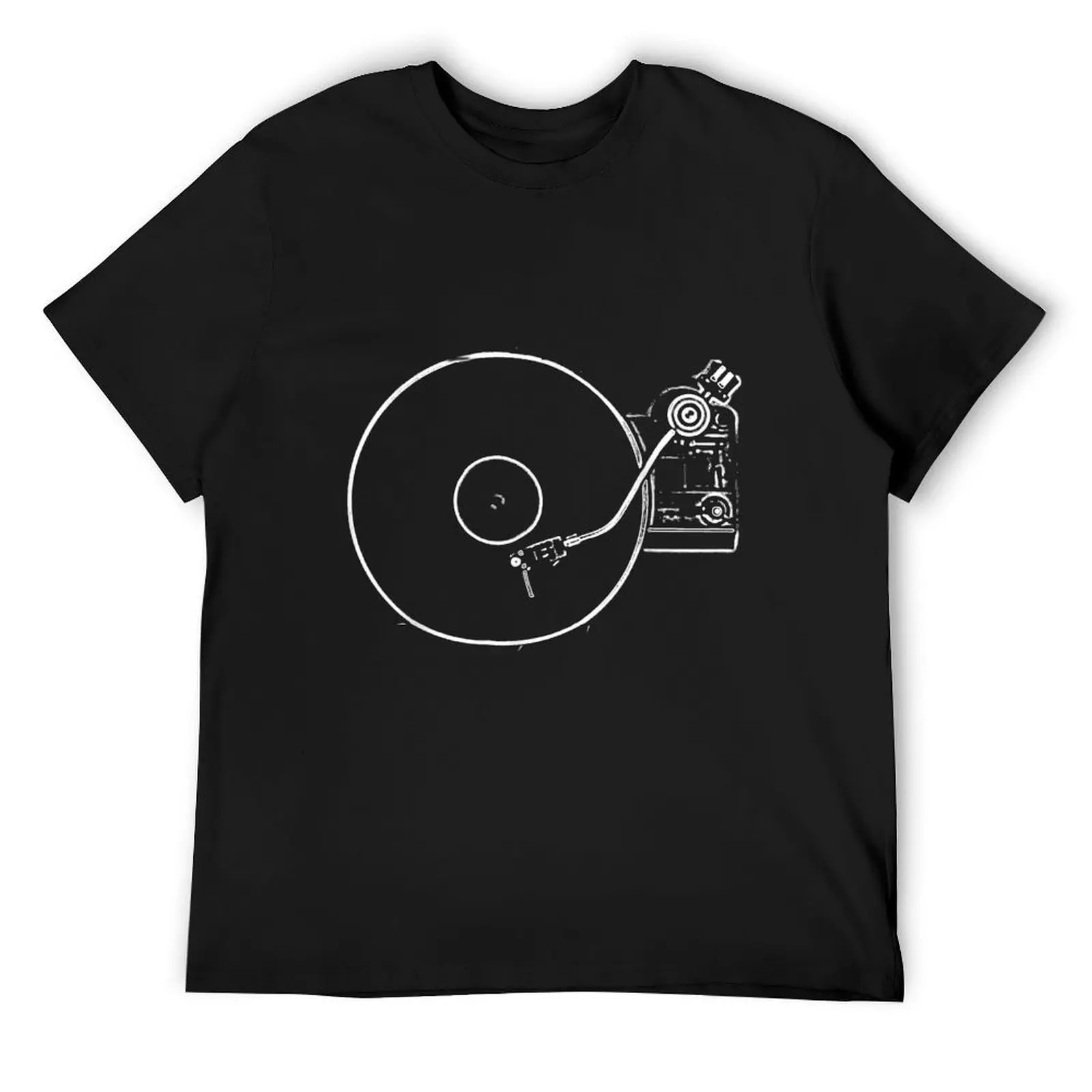 Vinyl Record Player T-Shirt custom shirt for a boy anime mens champion t shirts