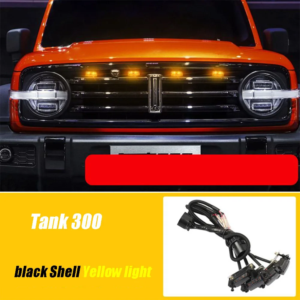 

NEW GWM Great Wall Tank 300 Car Front Grille Lights Eagle Eye Lamp Daytime Running Raptor Style Driving Light Car Accessories