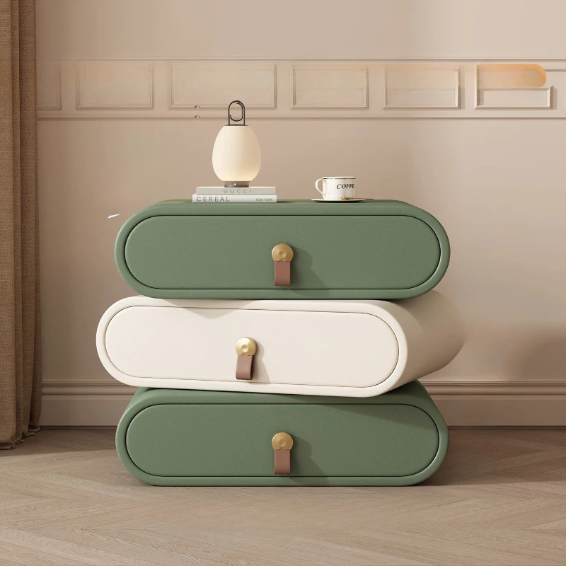 أدراج متنقلة منضدة لغرفة النوم، منظم موفر للمساحة، طاولة بجانب السرير بسيطة، تخزين فاخر، أثاث صالون Mesa De Cabeceira