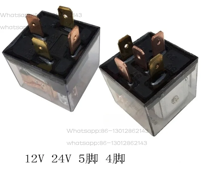Four/five pin 40A relay 12V24V oil pump, air conditioning fan, far and near lights