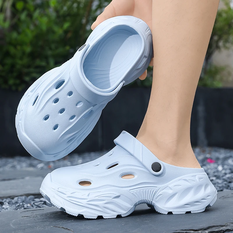 Sommer-Oberbekleidung für Herren und Damen, rutschfeste, geruchshemmende Zehensandalen mit dicker Sohle für Paare, lässige Strandpantoffeln – Detail 8