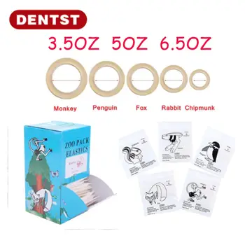 Zubní 500ks ortodontické Zoo balení gumiček a rovnátka Force 3,5 / 5,0 / 6,5 OZ vysoce kvalitní 10 nejlepší prodej ligové pavouky - №6