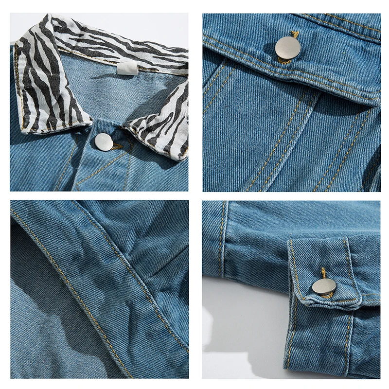 Veste en Jean femme à manches longues veste en Jean Harajuku coréen années 90 Vintage années 2000 mode vêtements d'extérieur surdimensionnés haut vêtements des années 2000 2025