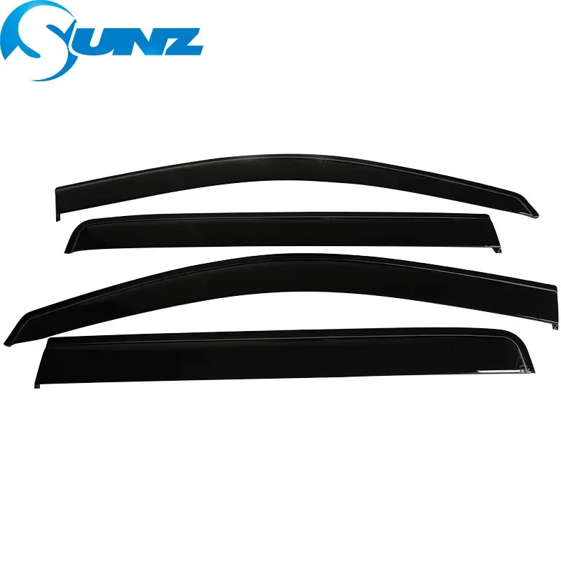 Side Window Deflector For Nissan Navara D40 2005 2006 2007 2008 2009 2010 2011 2012 2013 2014 Weathershields Sun Rain Visor SUNZ