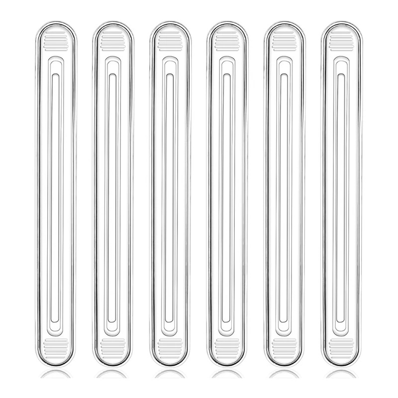 Protecteur mural de chaise en caoutchouc, pare-chocs de meubles transparents, porte d'armoire en silicone pour portes de douche, MELPack 6