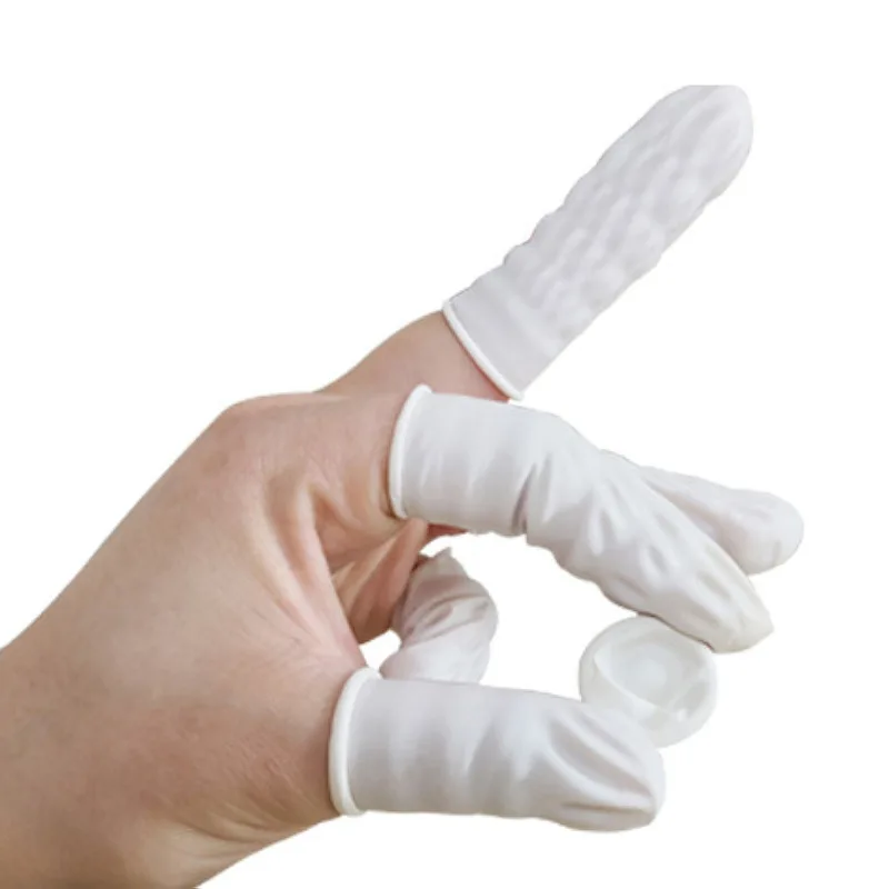 100 قطعة المتاح اللاتكس المطاط غطاء للأصابع مجموعات أطراف الأصابع حامي قفازات للهاتف ساعة أداة إصلاح