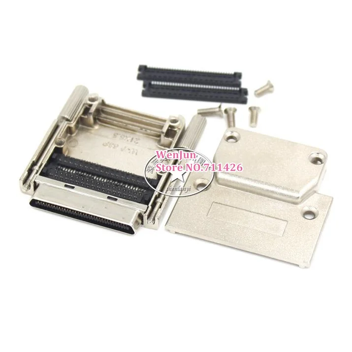 NEW SCSI VHDCI68M-DAS VHDCI 68Pin CN68 Male Metal Shell Adapter Connector 68 pin male free shipping