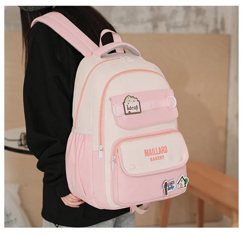

High Appearance Level Student Backpacks Casual Waterproof women Oxford Backpack Fashionable Travel College school Bags mochila