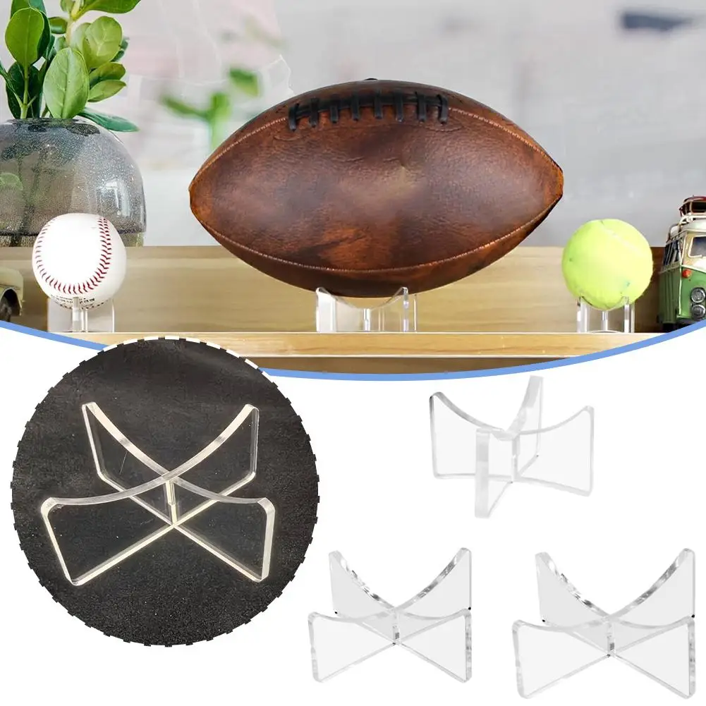 

Transparent Acrylic Multi-function Display Stand Softball Basketball Baseball Holder Bracket Support Ball Base V4H6