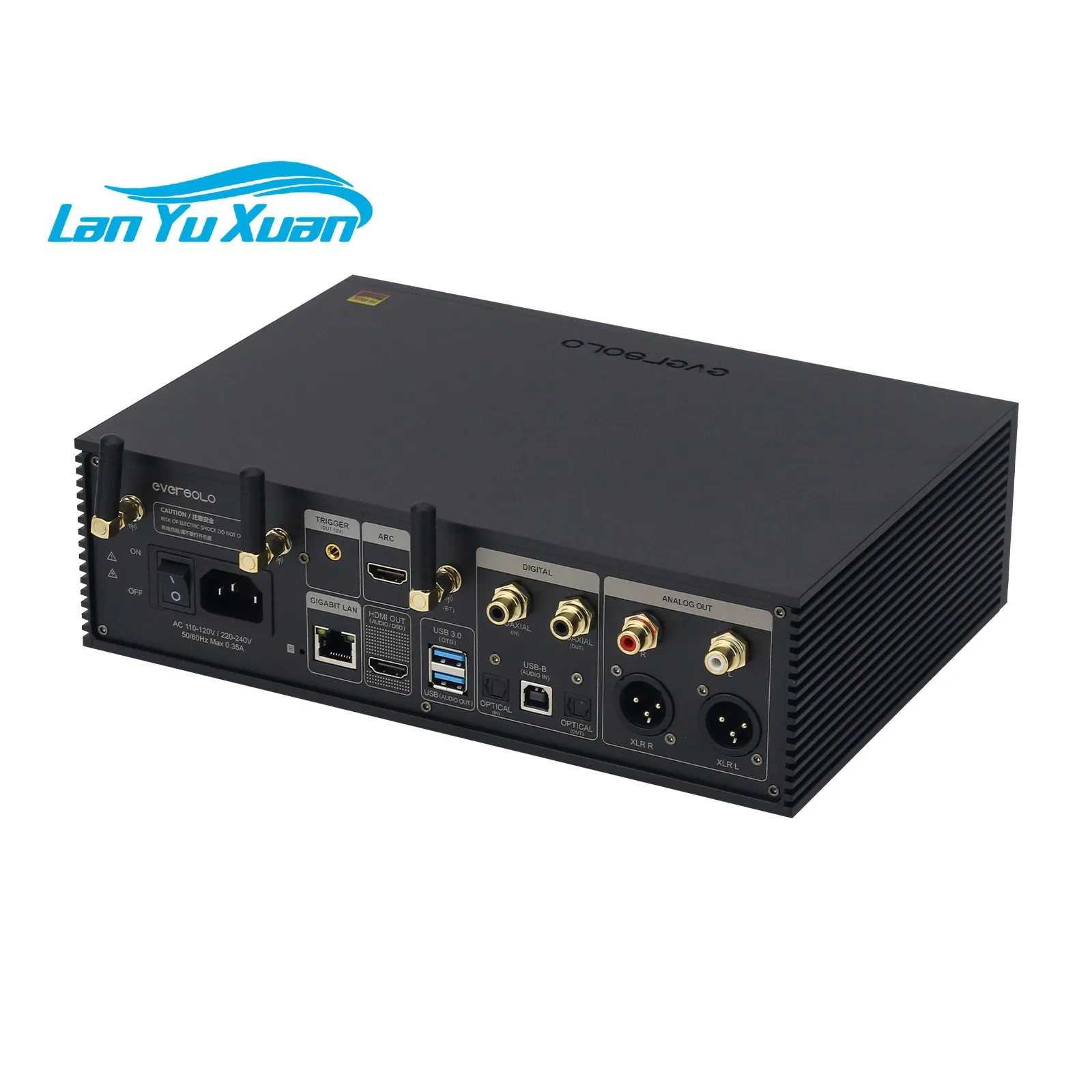 EVERSOLO DMP-A6 Master Edition Gen2 HiFi Audio Player Ultra-low Jitter Clock DAC Streaming Media with RGB Effects Knob