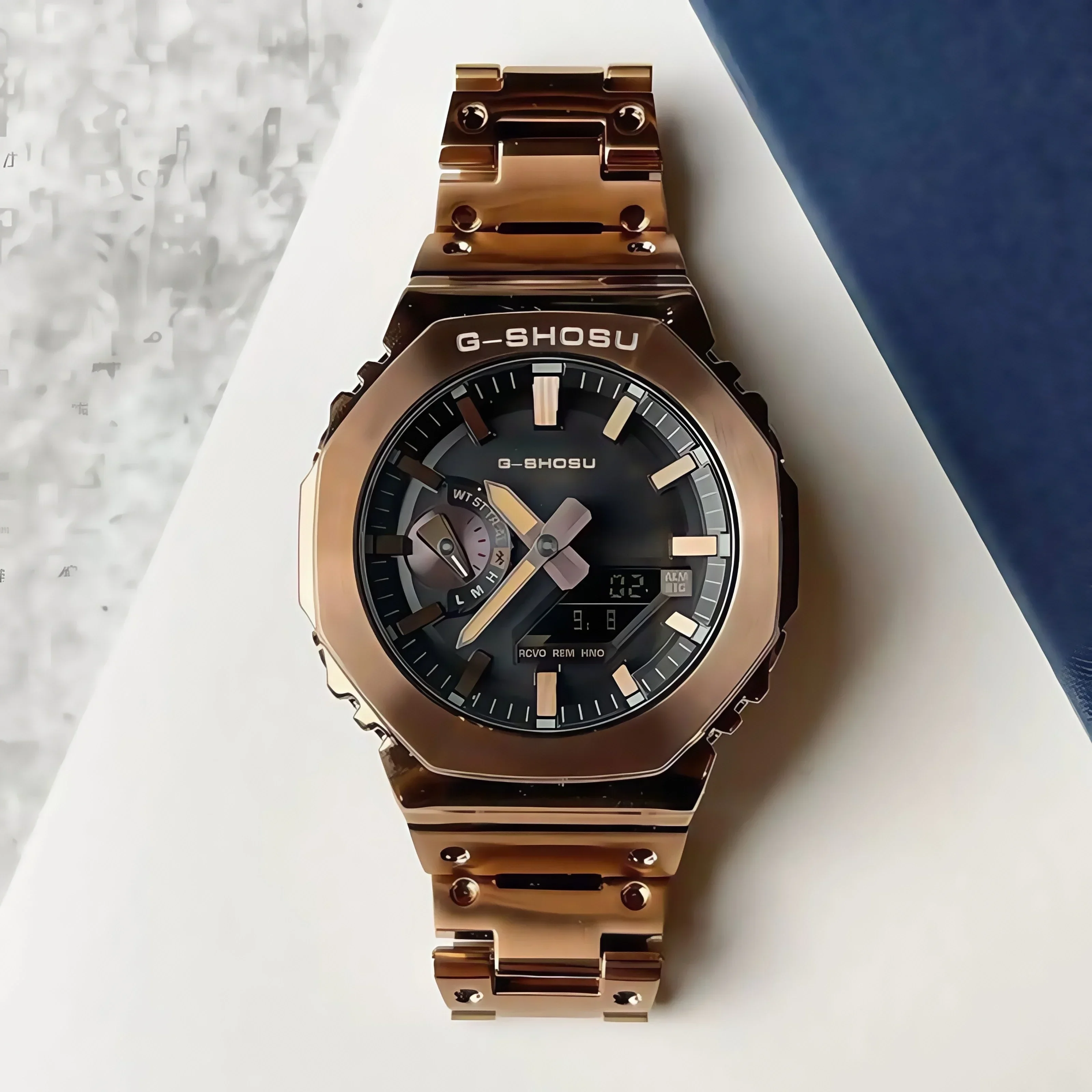 Reloj deportivo electrónico unisex LED Luz de elevación manual automática Todas las funciones funcionan resistente al agua