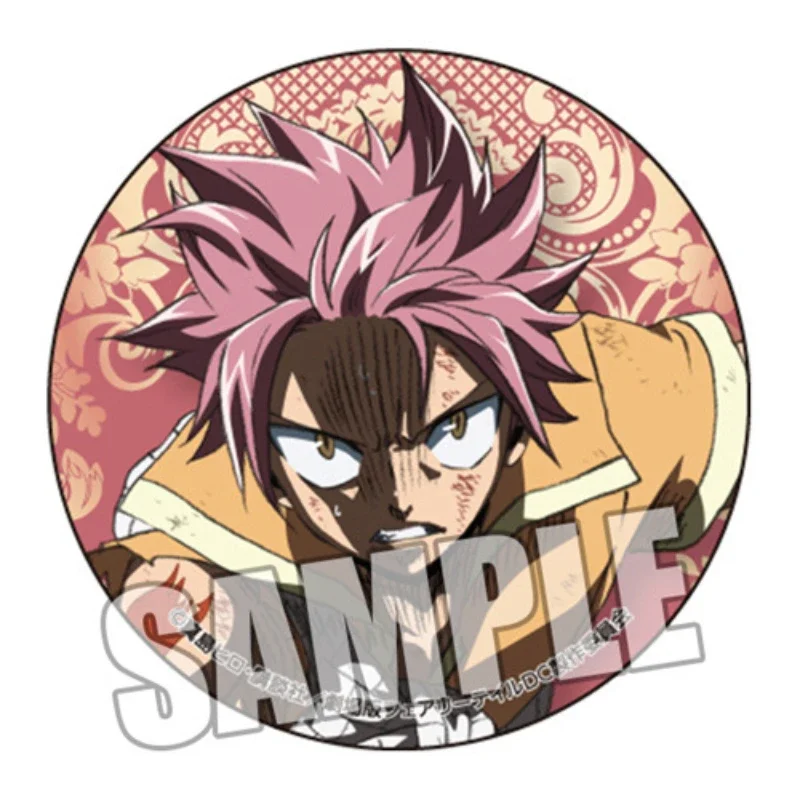 Natsu Dragnee Lucy Heartphilia Elza Scarlet Popular Anime Character Badges and 2D Peripherals Cute Brooch for Clothes Jewelry