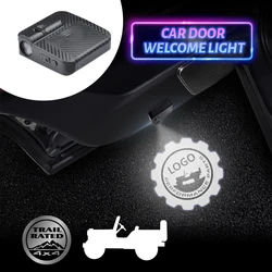 LED Performance Parts Trail Rated 4X4 Logo Car Door Courtesy Light Projector Welcome Lamp For Wrangler Cherokee Renegade