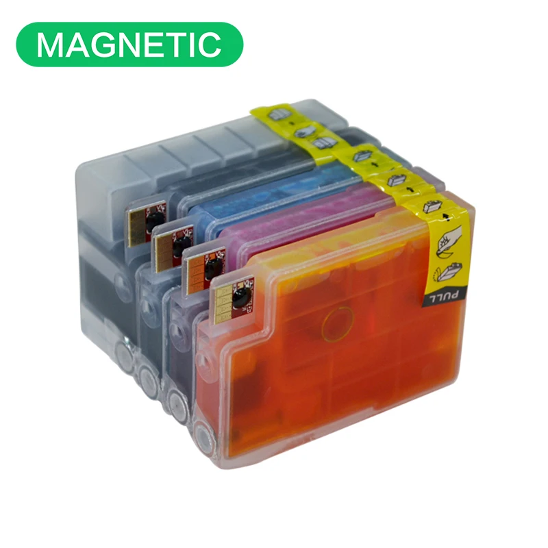 Magnetic Compatible Refillable Full Ink Cartridge For HP932 932XL For HP Officejet 7110 7610 7612 Printers