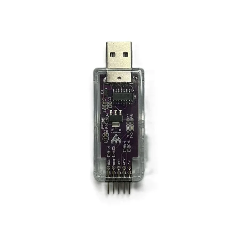 1PCS Usb-to-ttl serial Port tool, USB one-click serial port downloader, burning serial port TTL communication CH340C New
