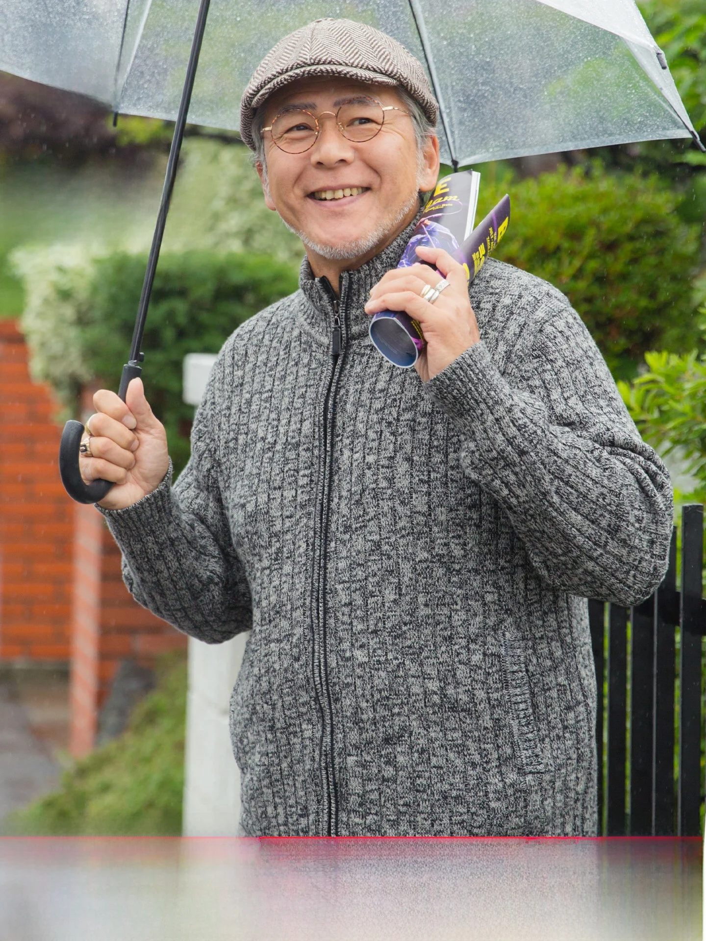 

Father's Knitted Sweater Men's Mid-aged Autumn Winter Faion Ci Sle Cotton Blend Long Sve Open Cardigan Coat for Dad