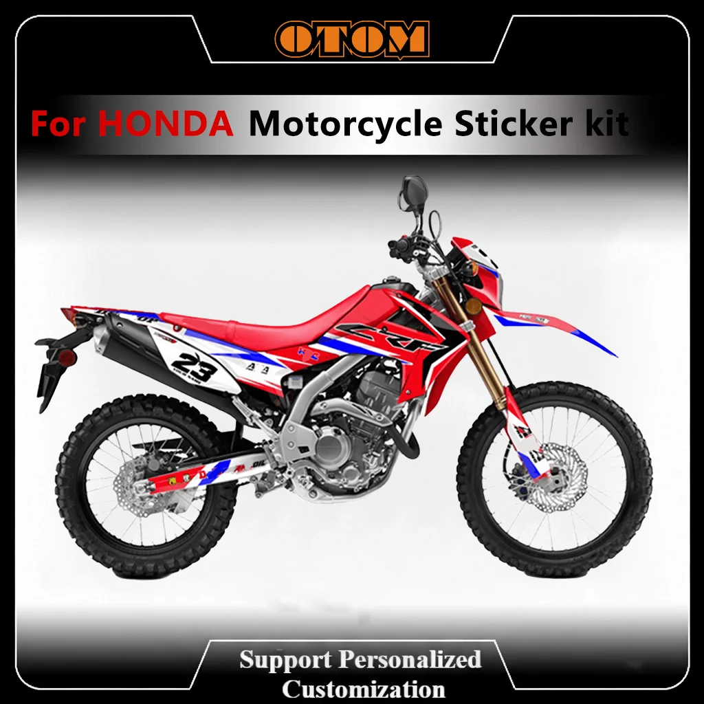 

Customize for CRF250L CRF 250L 2012-2016 2017-2020 Motorcycle Full Graphics Decals Holographic Glossy Sticker Kit
