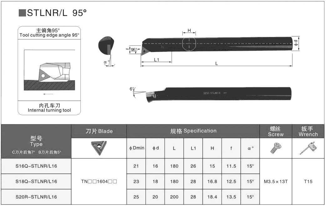 Oyyu ผู้ถือเครื่องมือหมุนภายใน S16Q-STLNR16 STLNR16 S20R S16Q S20R STLNR16 mesin bubut CNC เครื่องตัดก้านเหล็กสว่านบาร์