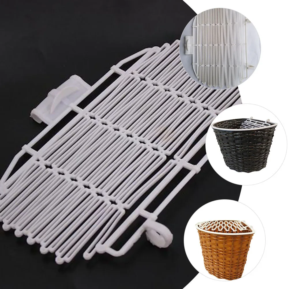 

3Pcs Bike Basket Covers Strong Plastic Lightweight Quick Mount Front Basket Protective Cover for Daily Use Cycling Outdoor