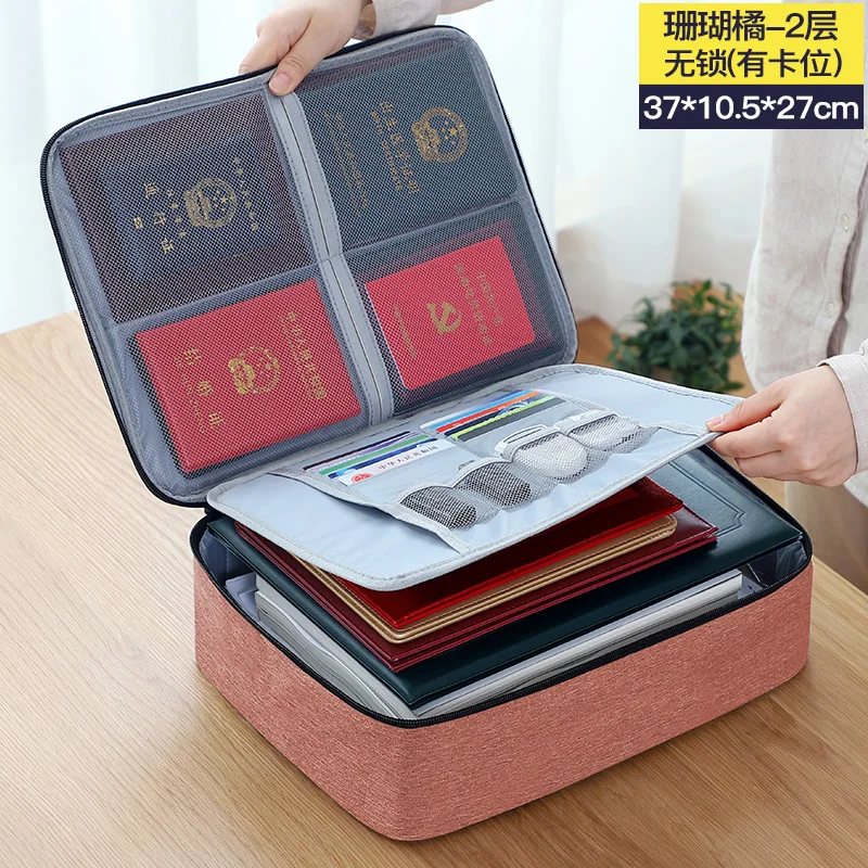 Rits Document Opbergtas Grote Kleding Bagage Compressie Lock Hersluitbare Handtas Draagbare Reizen Home Organisatie