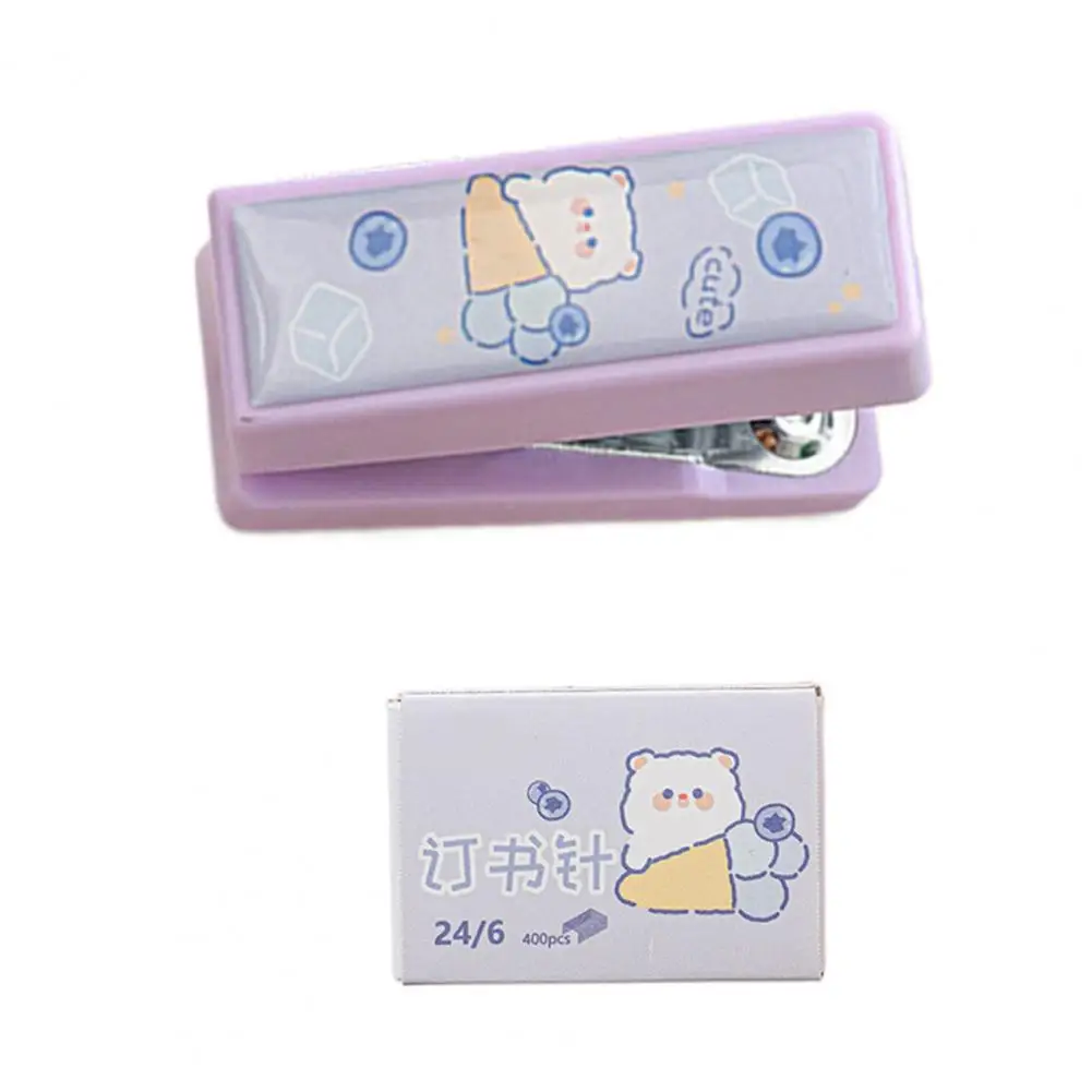 Bind Long Lasting Lovely Doggy Pattern No.12 Mini Stapler Paper Binding Machine Study Accessories