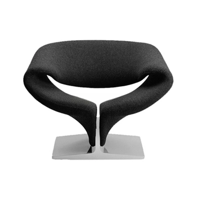 Leisure chair, creative streamer sofa chair, small apartment living room, single chair